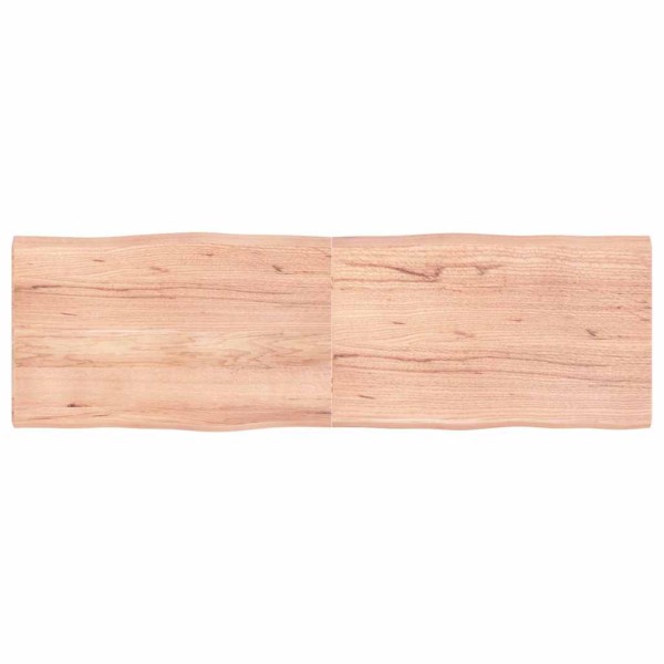 Table top, light brown, 160x50x(2-4) cm, solid wood