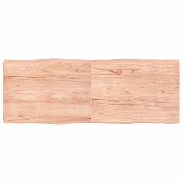 Table top, light brown, 160x60x(2-4) cm, solid wood