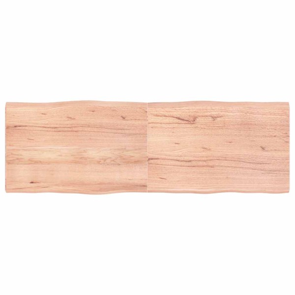 Table top, light brown, 180x60x(2-4) cm, solid wood