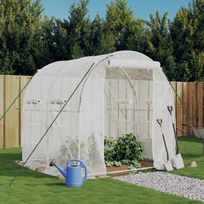 Greenhouse with steel...