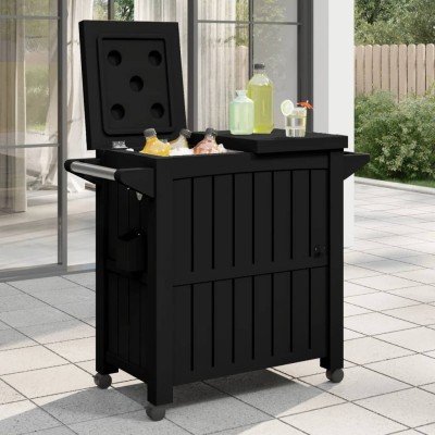 3-1 Serving trolley, black,...