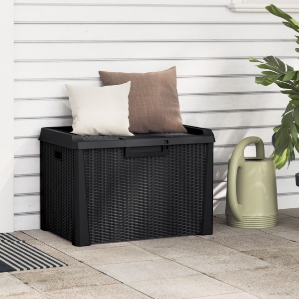 Garden storage box, anthracite color, 125l, PP