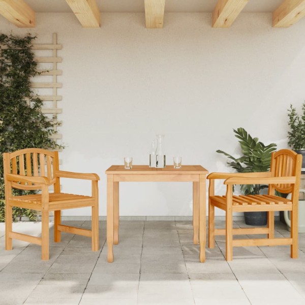 Garden chairs, 2 pcs., 58x59x88cm, solid teak wood