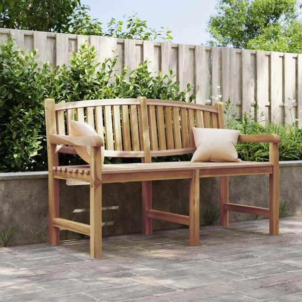 Garden bench, 149.5x60x90cm, solid teak wood