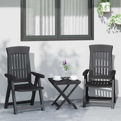 Reclining garden chairs, 2...