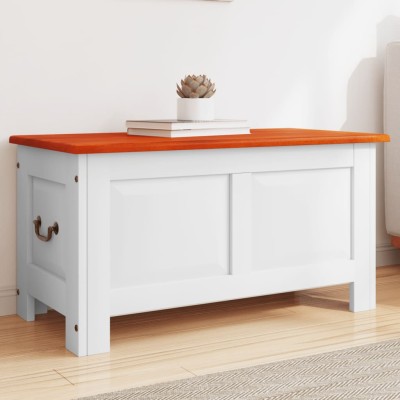 Storage box with lid, brown...