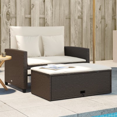 Double garden sofa with...