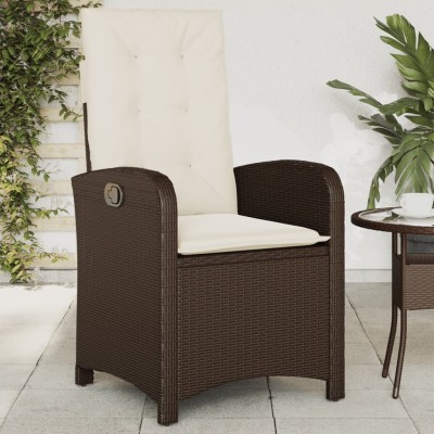 Reclining garden chair with...