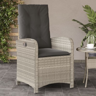 Reclining garden chair with...