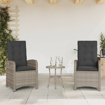 Reclining garden chairs...