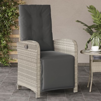 Reclining garden chair with...