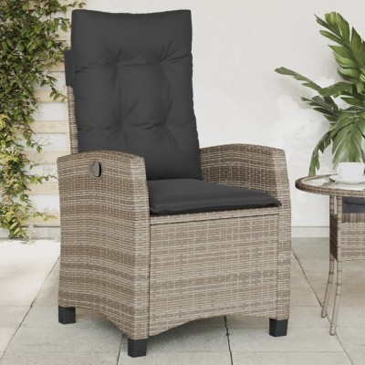 Reclining garden chair with...