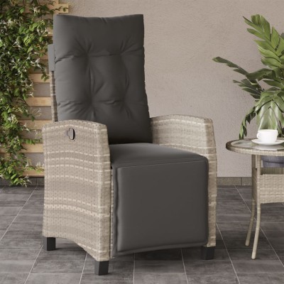 Reclining garden chair with...