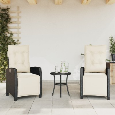 Reclining garden chairs...