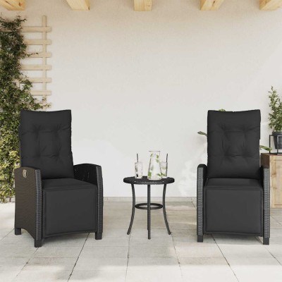 Reclining garden chairs...
