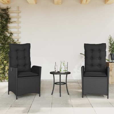 Reclining garden chairs...