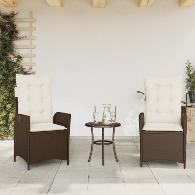 Reclining garden chairs...