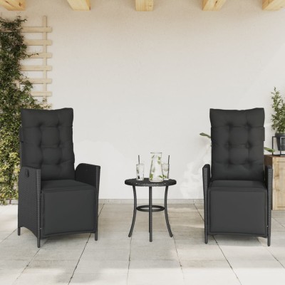 Reclining garden chairs...
