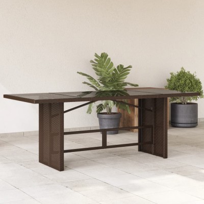 Table with glass top,...