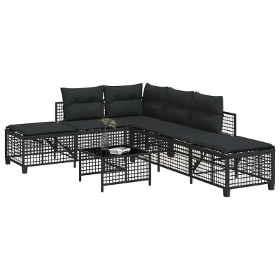 Garden set with cushions, 3...