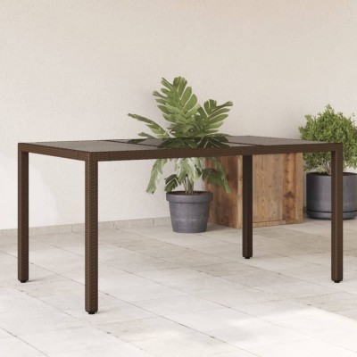 Table with glass top,...