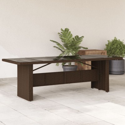 Table with glass top,...