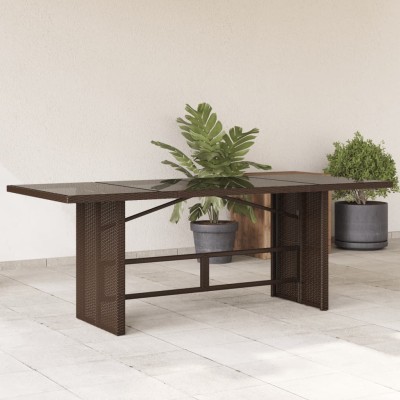 Table with glass top,...