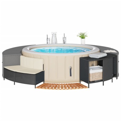 Bathtub frame, black color,...