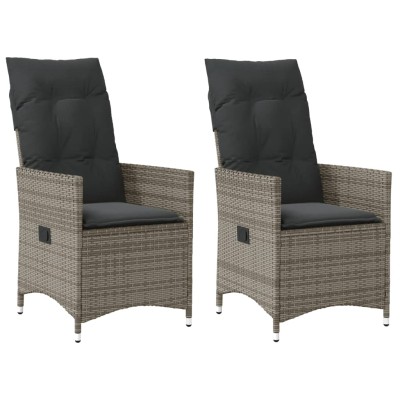 Reclining garden chairs...