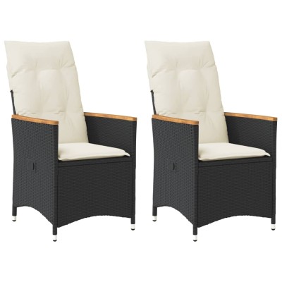 Reclining garden chairs...