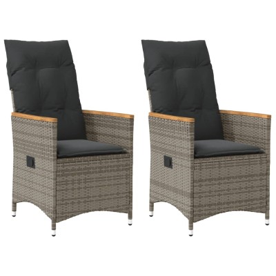 Reclining garden chairs...