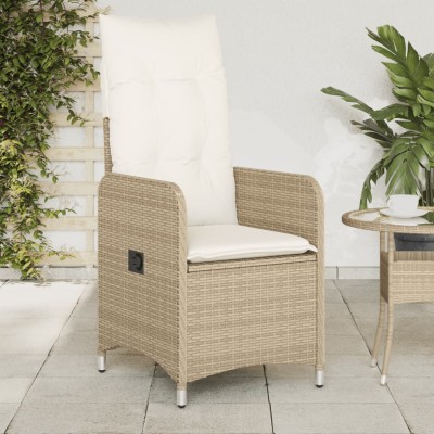 Reclining garden chairs...