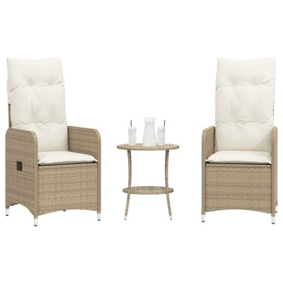 Reclining garden chairs...