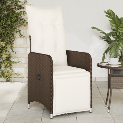 Reclining garden chairs...