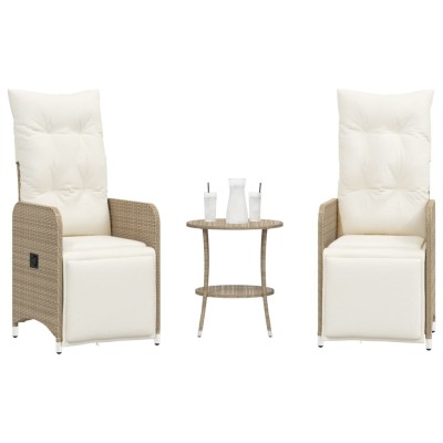 Reclining garden chairs...