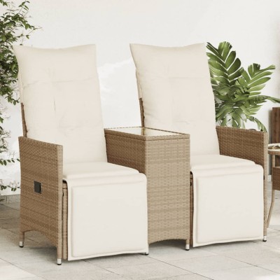 Reclining double garden...