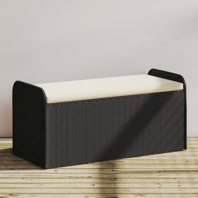 Bench-storage box, black,...