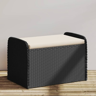 Bench-storage box, black,...