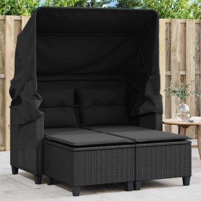 Two-seater garden sofa with...