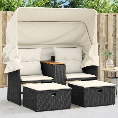 Two-seater garden sofa with...