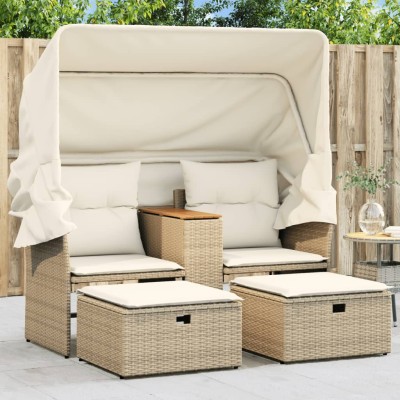 Two-seater garden sofa with...