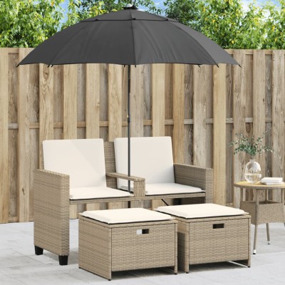 Double garden sofa with...
