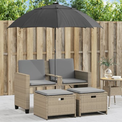 Double garden sofa with...
