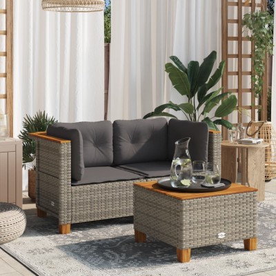 Corner sofas with cushions,...