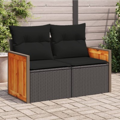 Two-seater garden sofa with...