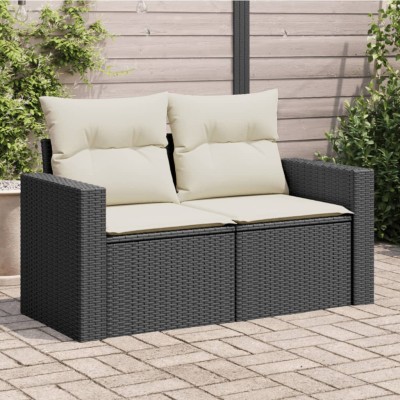 Two-seater garden sofa with...
