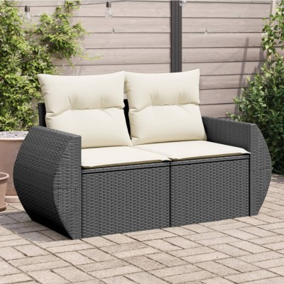Two-seater garden sofa with...