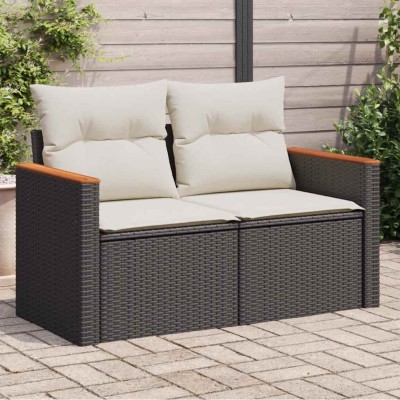 Two-seater garden sofa with...