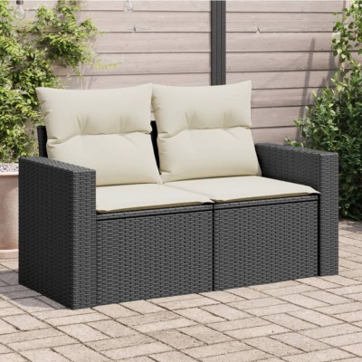 Two-seater garden sofa with...