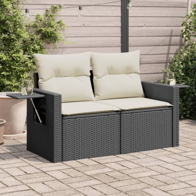 Two-seater garden sofa with...